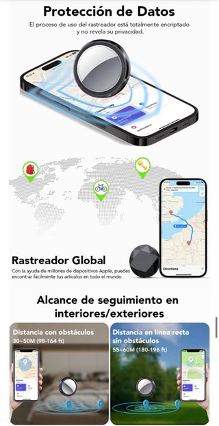 4 Smart Tracker Tag Localizador iOS Buscar Apple