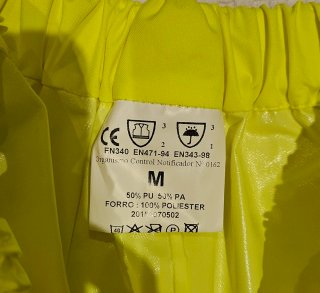 Pantalón de agua Trivi alta visibilidad