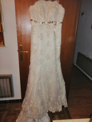 Vestido de Novia Blanco Encaje