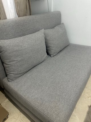 Sofá Cama Sklum Plegable Negro 2 Plazas