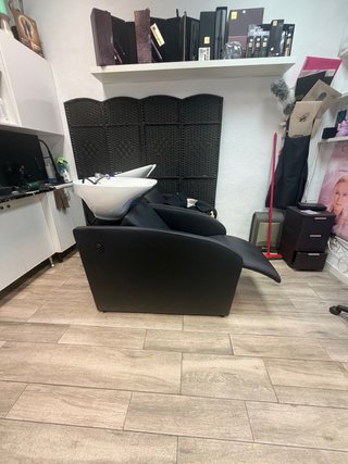 Lavacabezas profesional negro