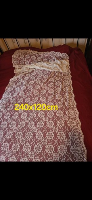 Mantilla Madrina/Manola Beige 240x120cm con Broche