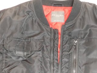 Cazadora Bomber Negra Primark Talla M
