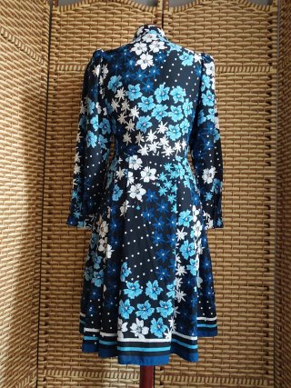 Vestido midi vintage floral Talla S