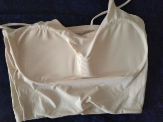 Camiseta tirantes nylon verano beige