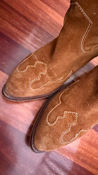 Botas cowboy ante marrón