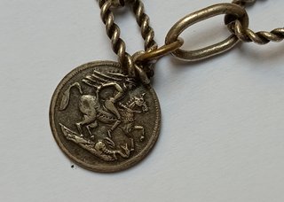 Bracciale artigianale con monete