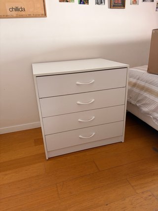 Cajonera blanca 4 cajones