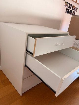 Cajonera blanca 4 cajones