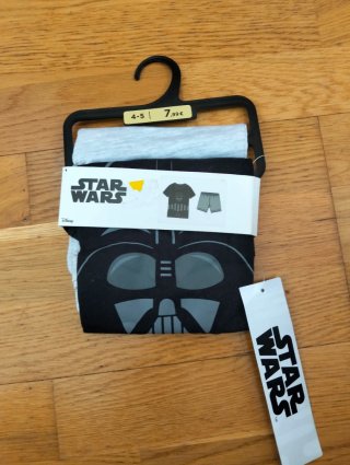 Pijama Star Wars Talla 4-5 Años Nuevo