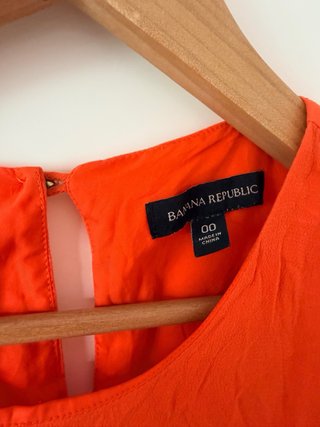 Vestido Banana Republic Talla 0 Naranja