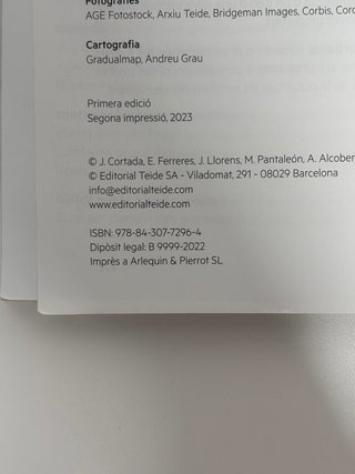 Llibre Geografia i Història Octant 3 ESO