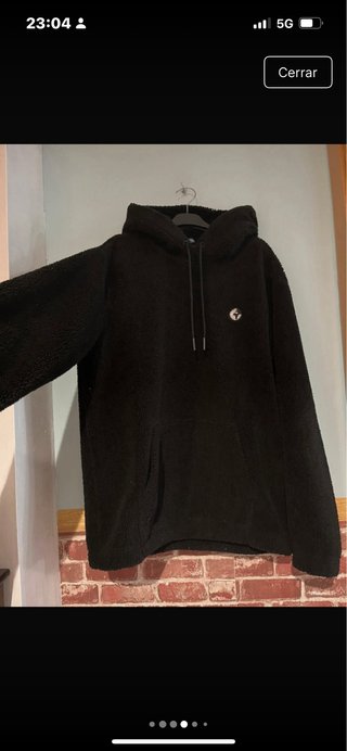 Sudadera borreguito negra