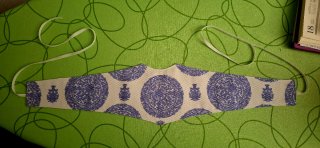 Fajín de tela con estampado