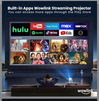 Proyector Wowlink W206 Nuevo 4K WiFi 6