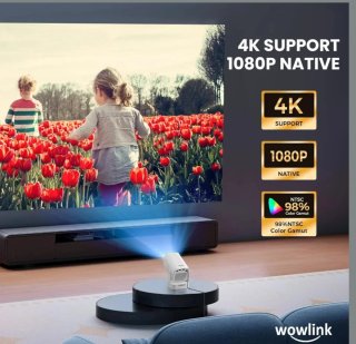 Proyector Wowlink W206 Nuevo 4K WiFi 6