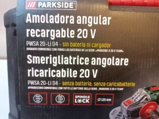 Radial Parkside X20V TEAM con cargador y baterías