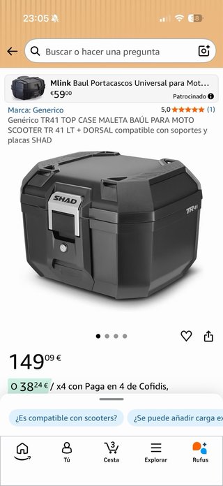 Baúl Shad Terra TR41