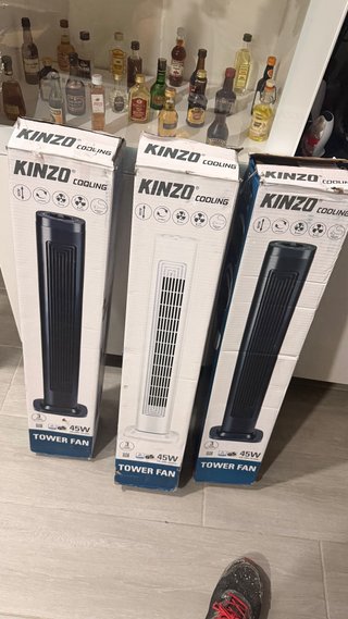 Ventilador de Torre Negro