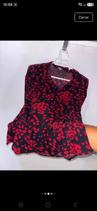 Blusa Pimkie Estampada Labios Talla S