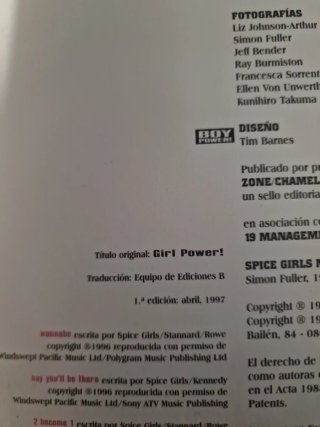 Libro Spice girls