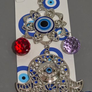Colgante Ojo Turco Hamsa Mano de Fátima