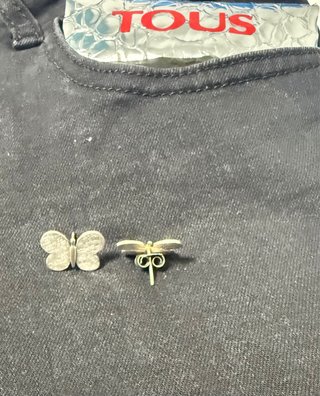 Conjunto Mariposas Tous Original Plata