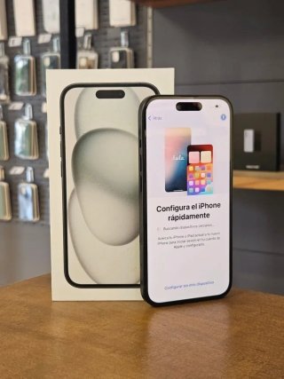 IPHONE 15 128GB NEGRO BATE. 100%