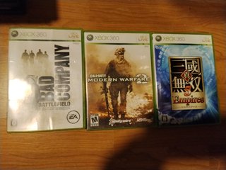 Lote 3 juegos Xbox 360 japoneses (Modern Warfare 2