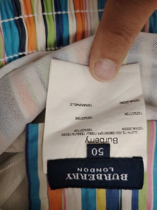 Bañador Burberry Rayas Multicolor
