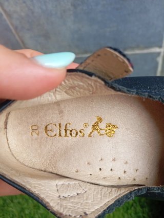 Zapatos niña Elfos T. 20 Azul Marino