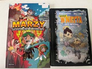 Pack 2 Libros Gaming Youtubers - Wiggeta + Marzy
