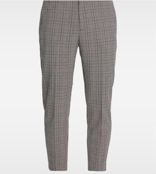 Pantaloni a quadri grigi H&M taglia M