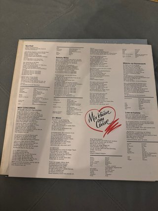 De Bläck Fööss Mir Klääve am Lääve LP