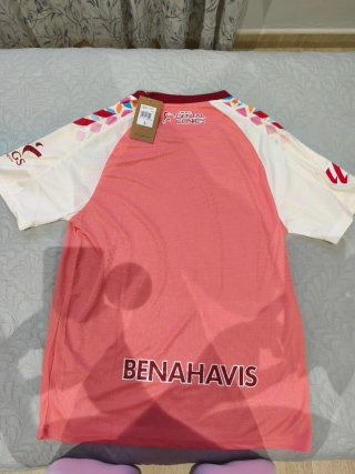 Camiseta rosa Málaga CF Hummel Talla L