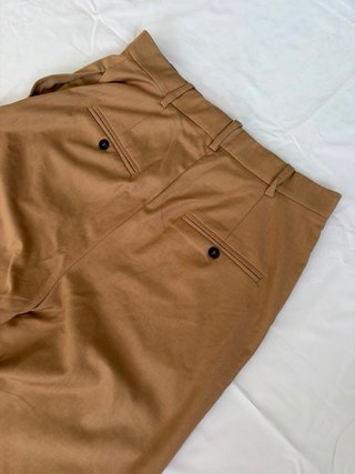 Pantalón Vintage de Pinza Marrón