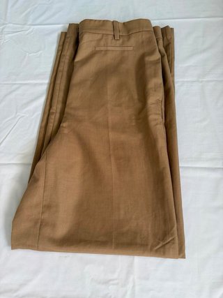 Pantalón Vintage de Pinza Marrón