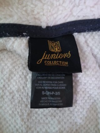 Forro polar Sherpa NFL blanco
