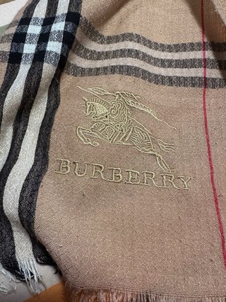 Bufanda Burberry Cachemir Lino Beige