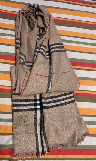Bufanda Burberry Cachemir Lino Beige
