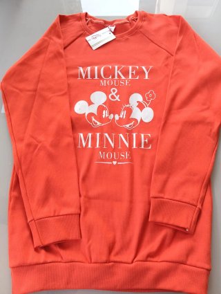Sudadera Naranja Mickey & Minnie Mouse
