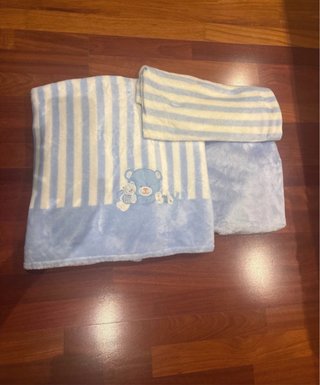 Sabanas Cuna Maxi Oso Azul 120x80
