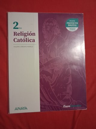 Libro de texto religión católica 2° ESO