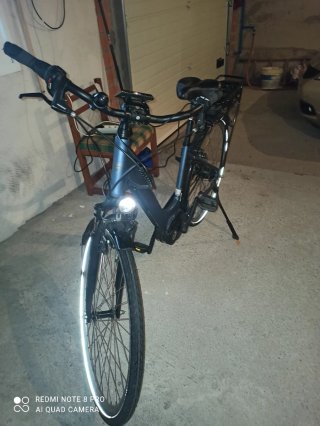Bicicleta Eléctrica Azul
