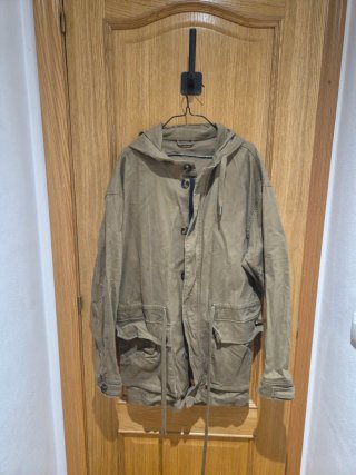 Chaqueta Zara marrón con capucha