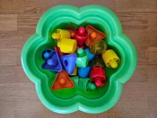 Juego Chunky Peggy Box de Quercetti / 28 piezas
