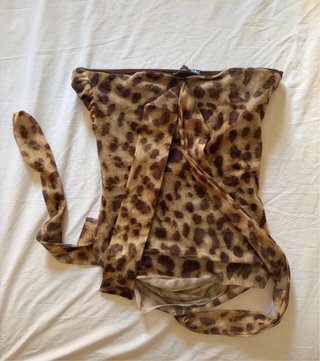 Top Zara Estampado Leopardo