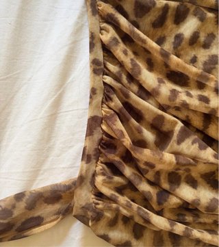 Top Zara Estampado Leopardo