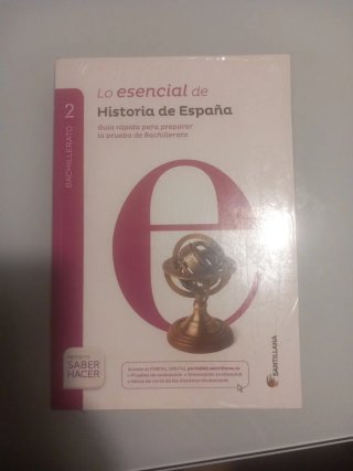 Historia de España 2° Bachillerato Ed. Santillana