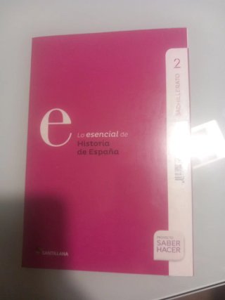 Historia de España 2° Bachillerato Ed. Santillana